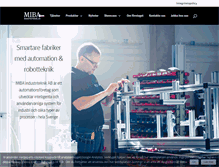 Tablet Screenshot of miba-industriteknik.se
